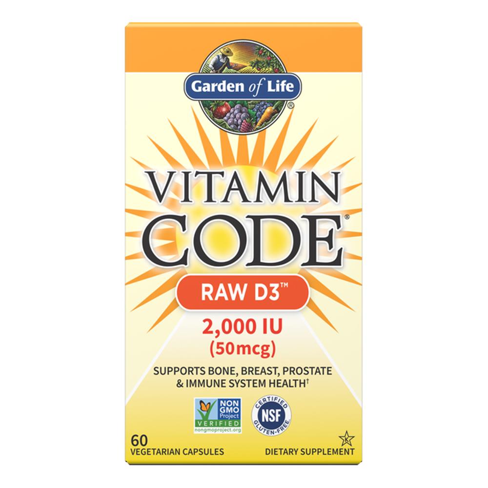Garden Of Life - Vitamin Code Raw D3 2000 iu
