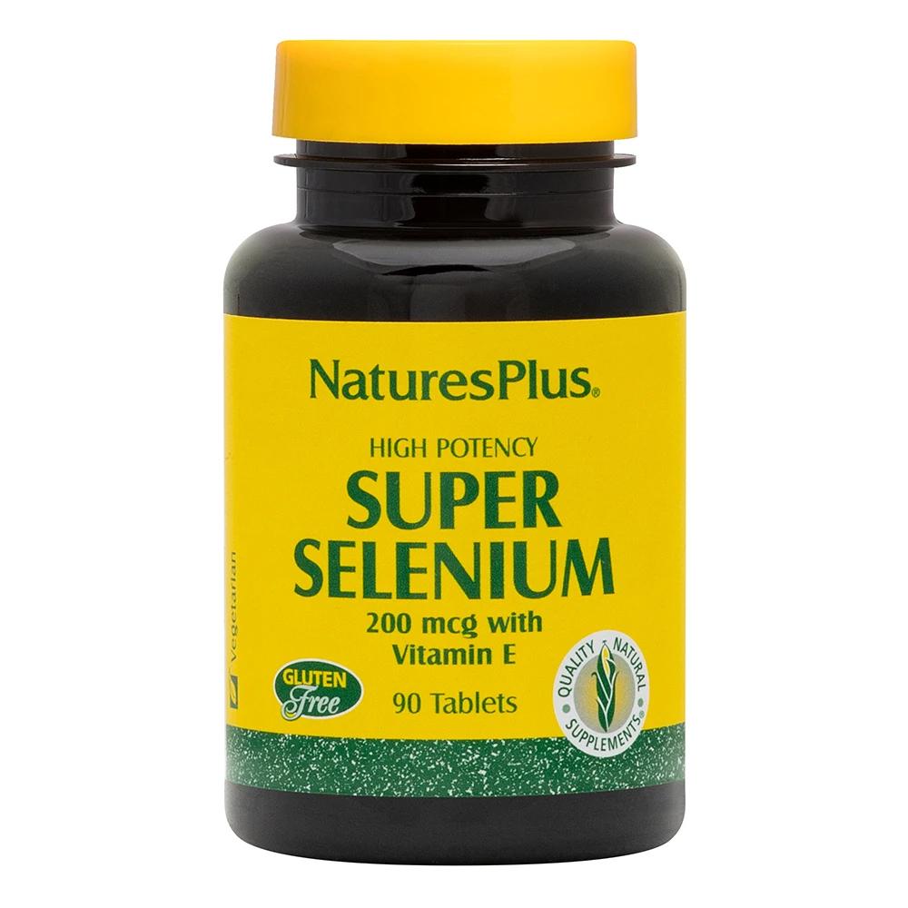 Natures Plus - Super Selenium 200 mcg with Vitamin E 