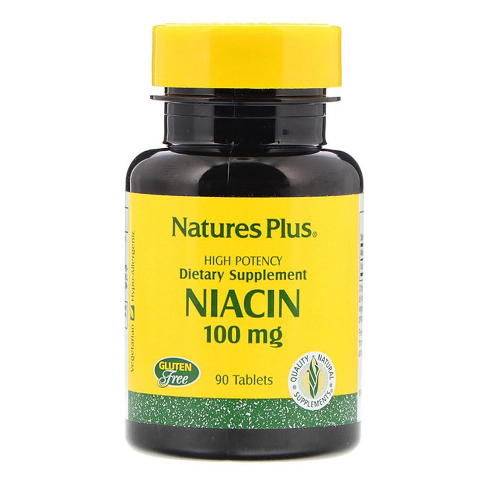 Natures Plus - Niacin 100 mg