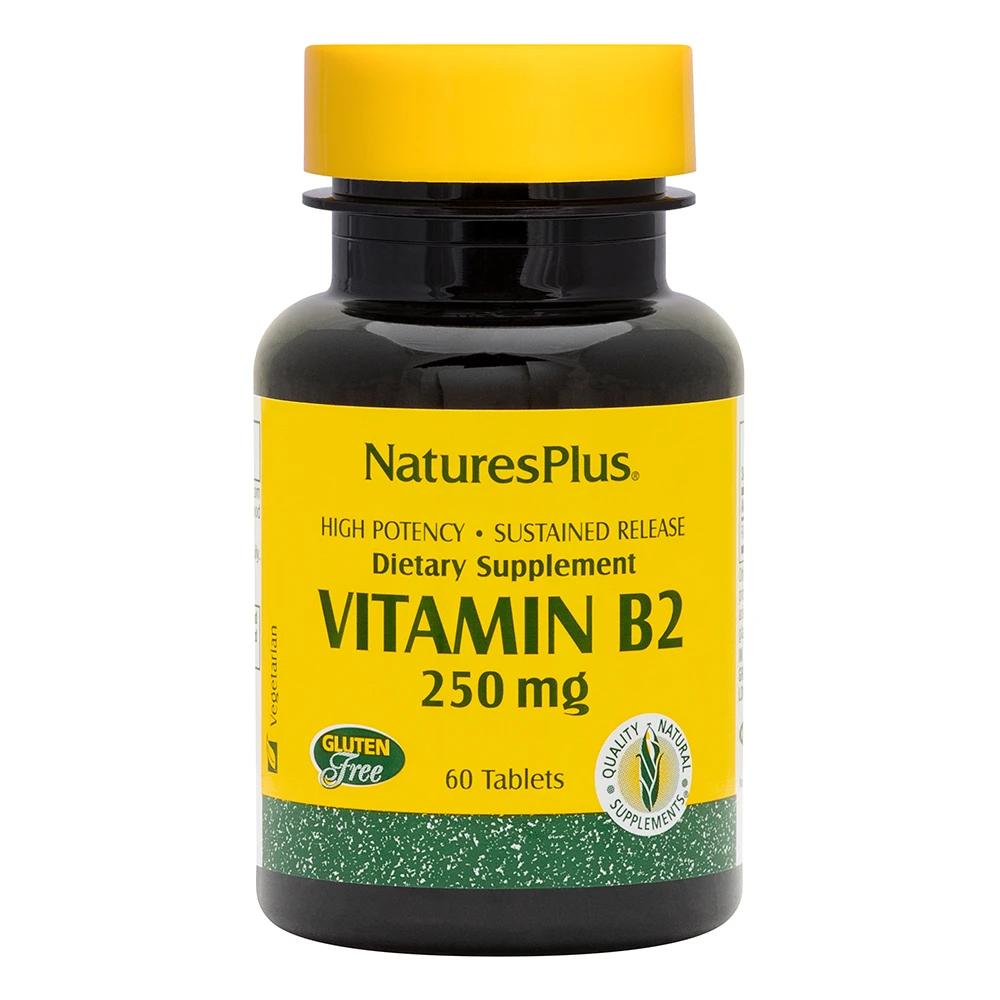 Natures Plus - Vitamin B2 250 mg Sustained Release