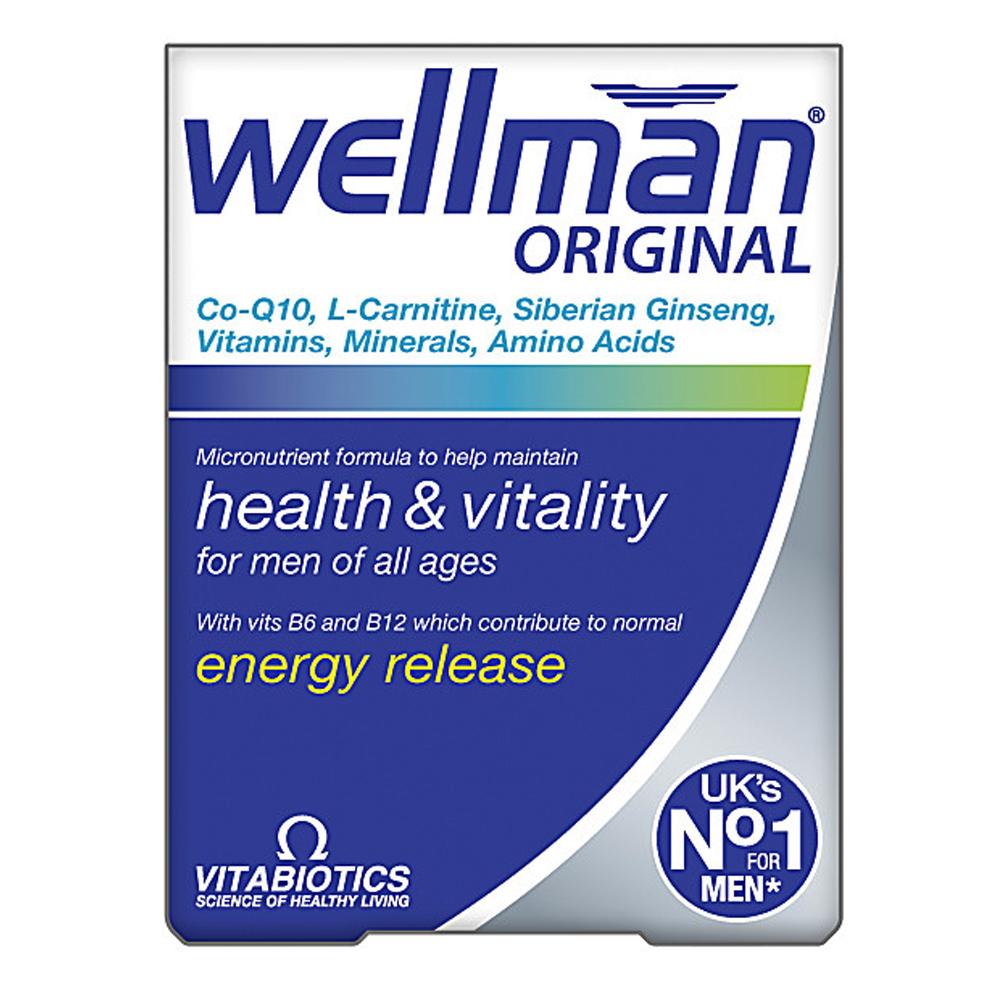 VitaBiotics - Wellman - Health, Vitality & Energy Release Capsules