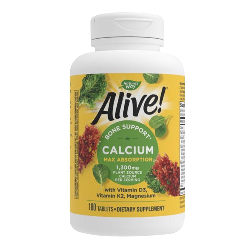 Natures Way - Alive! Bone Support Calcium Max Absorption