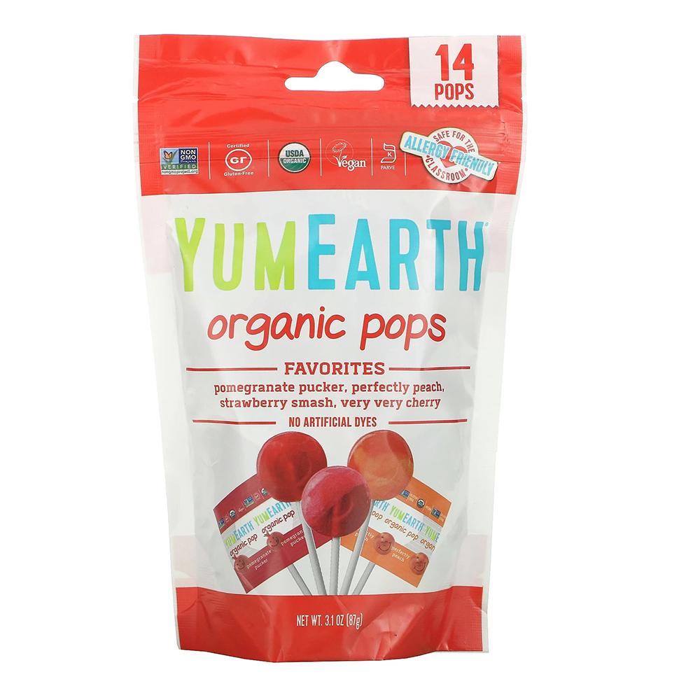 YumEarth - Organic Assorted Lollipops - 14 Pops