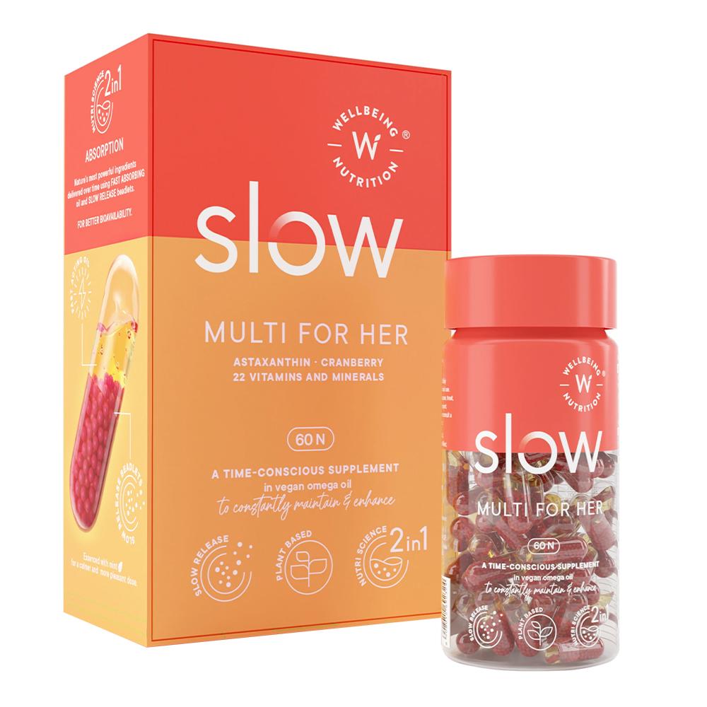Wellbeing Nutrition - Slow - Multivitamin for Her for Complete Nutrition