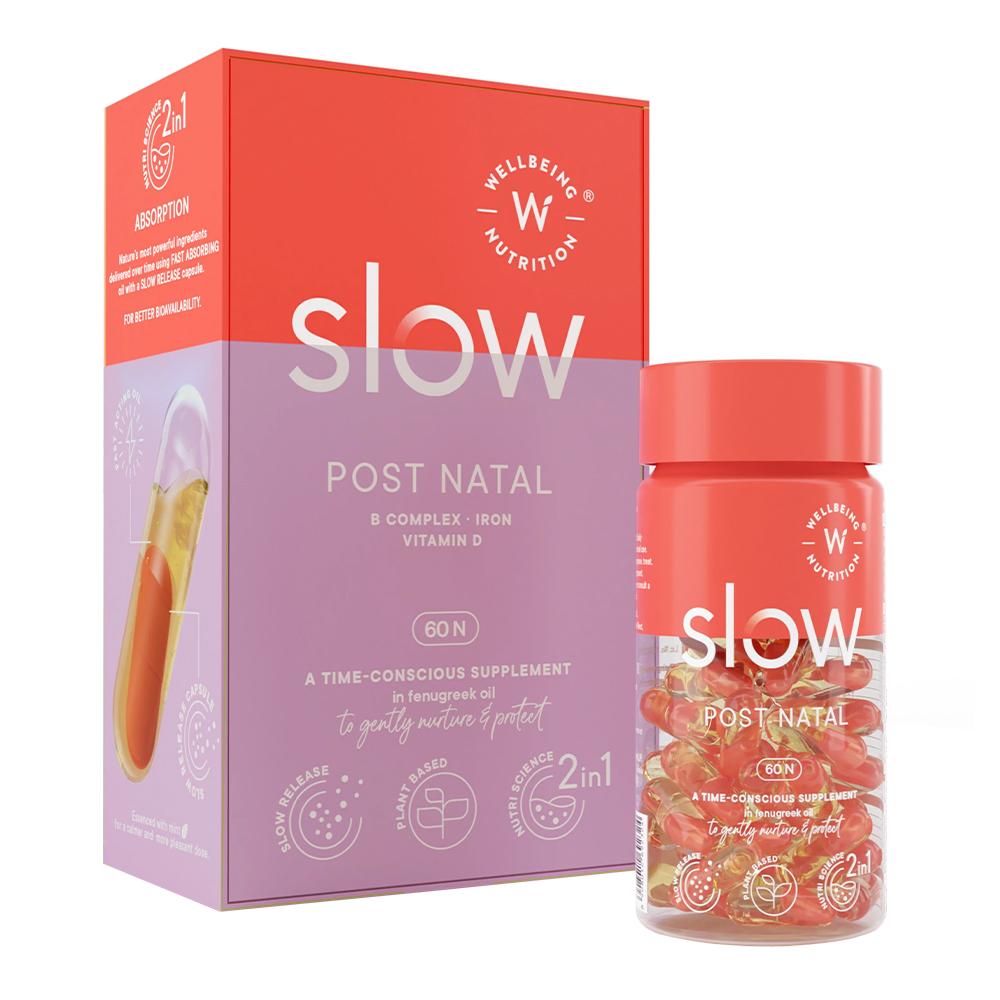 Wellbeing Nutrition - Slow - Post Natal Multivitamin for Nursing Mothers