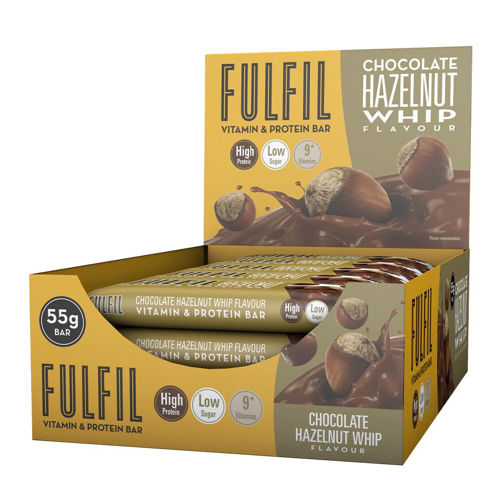 Fulfil Nutrition - Vitamin & Protein Bar - Chocolate Hazelnut Whip - Box of 15