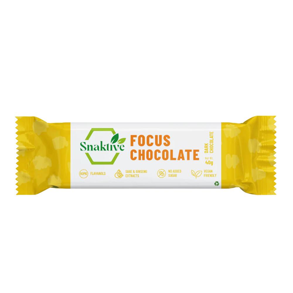 Snaktive - Focus Chocolate Bar