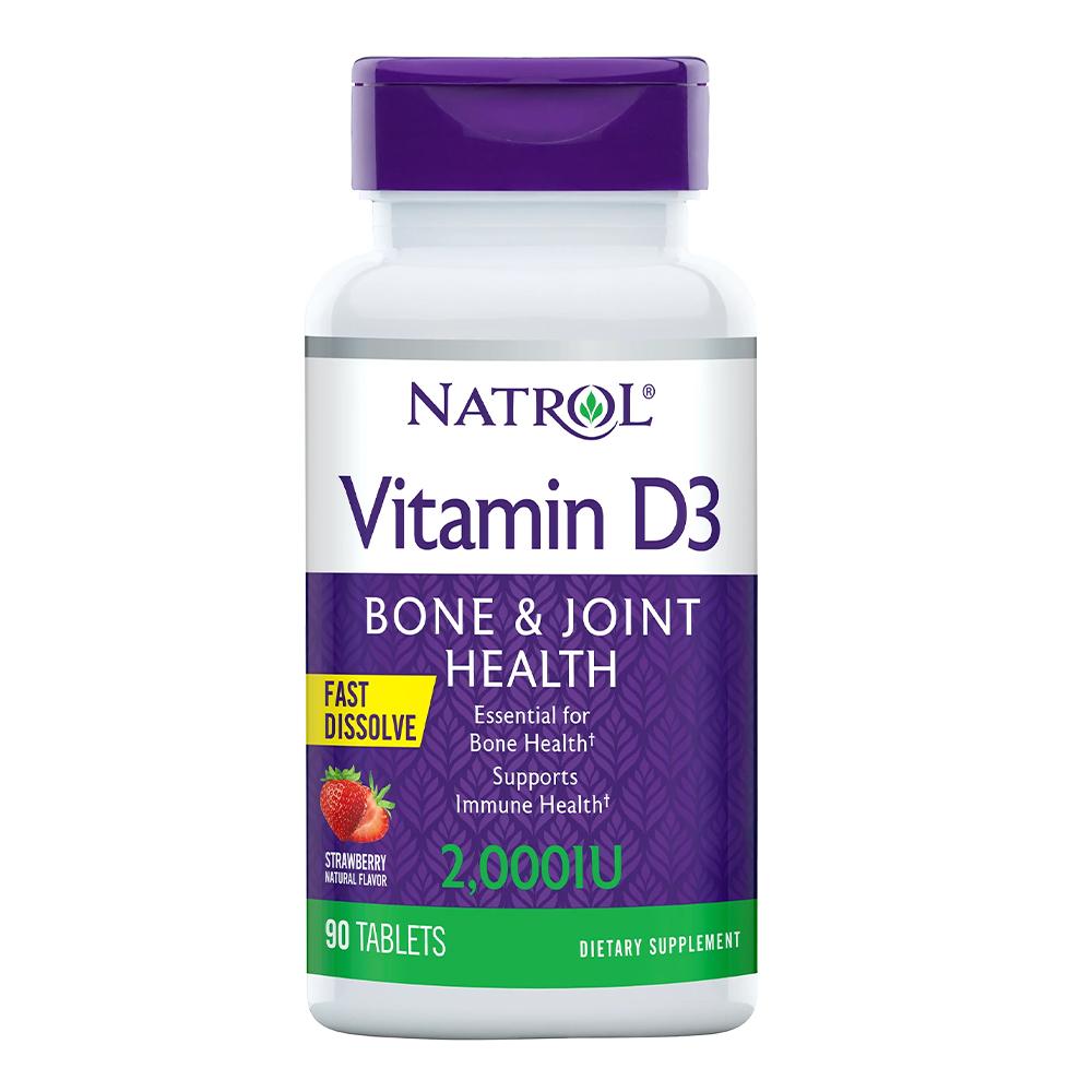 Natrol Vitamin D3 2000 IU Fast Dissolve