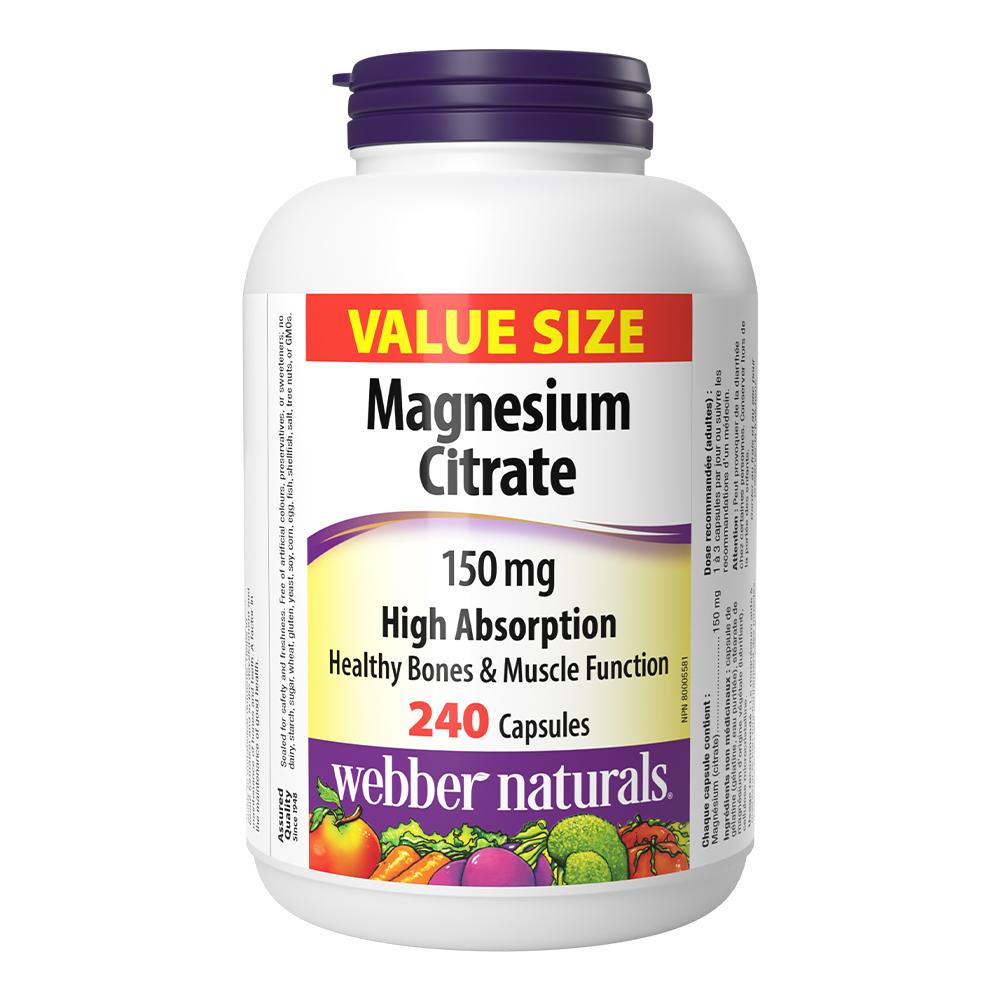 Webber Naturals - Magnesium Citarte 150 mg