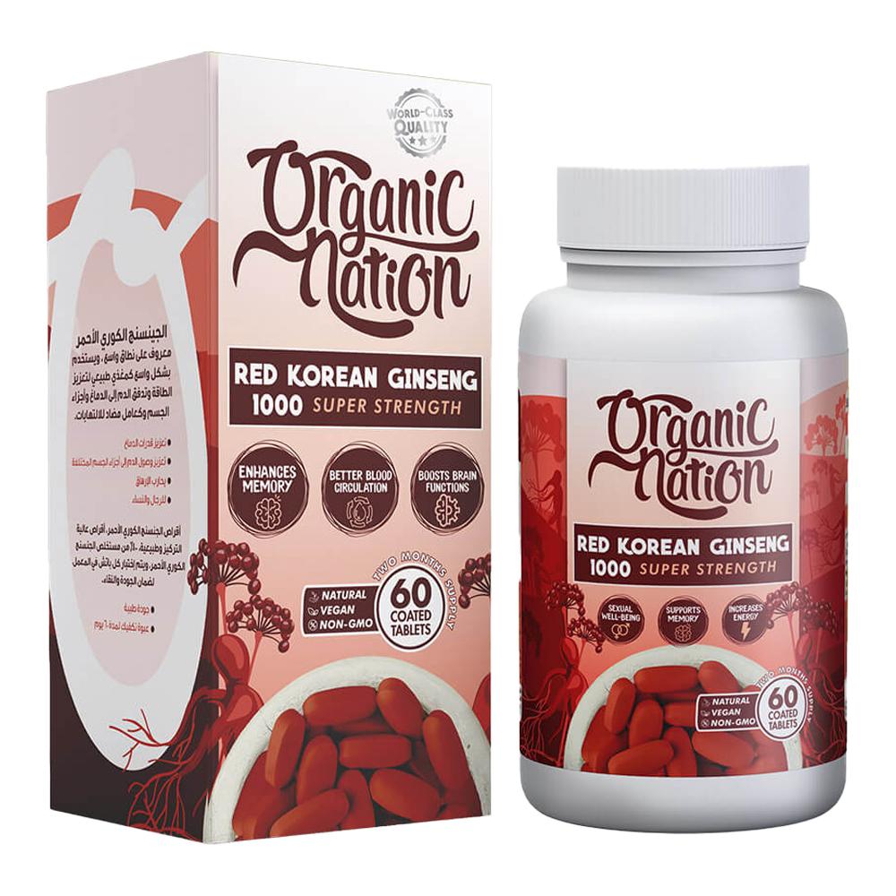 Organic Nation - Red Korean Ginseng