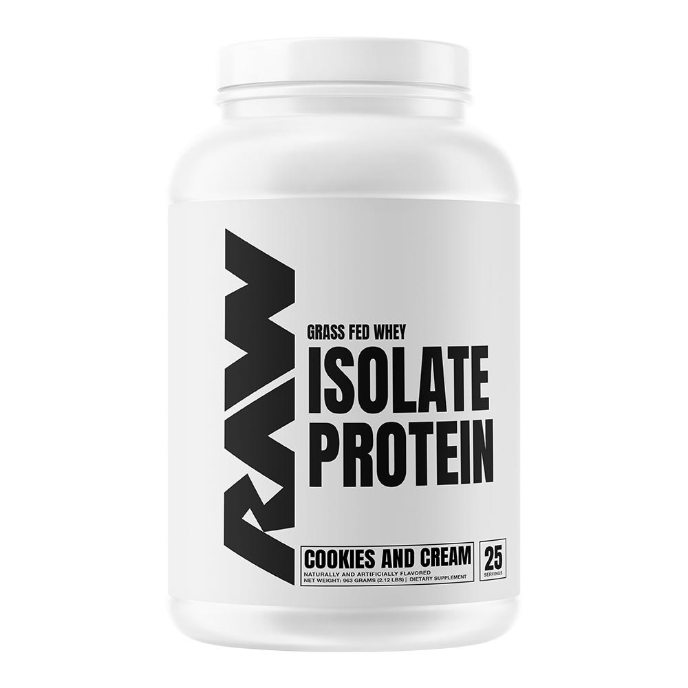 راو - واي بروتين آيزوليت - 100٪ مغذى على العشب