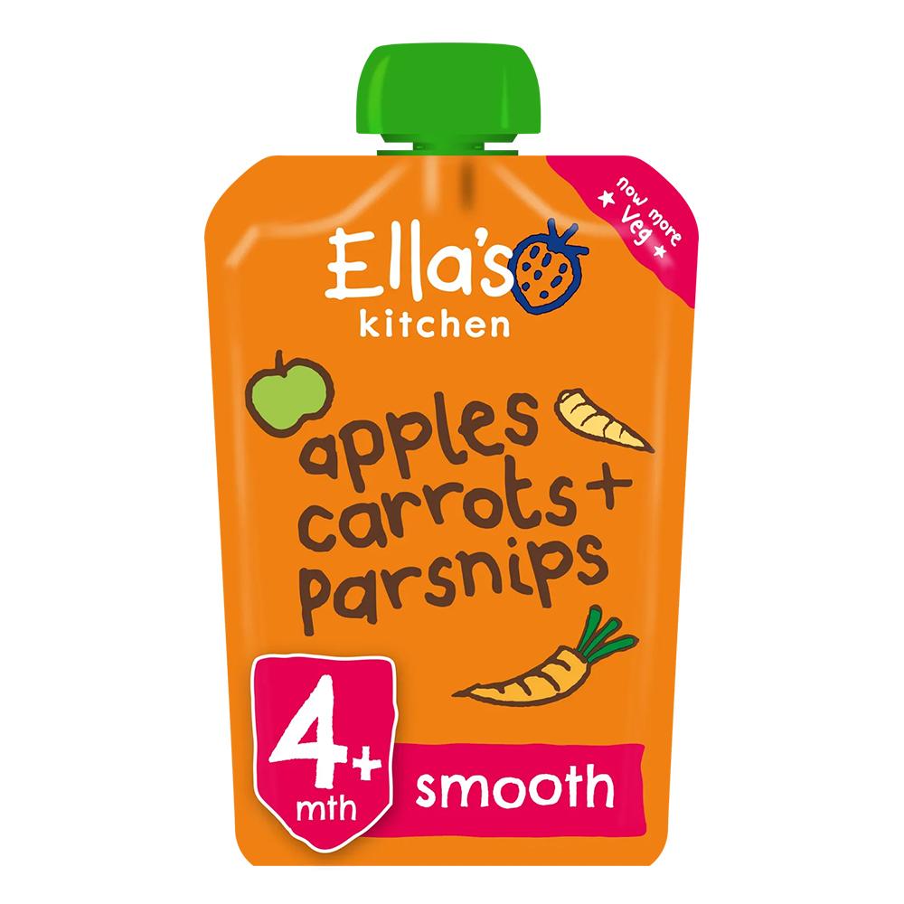 Ellas Kitchen - Organic Apples, Carrots & Parsnips Baby Pouch