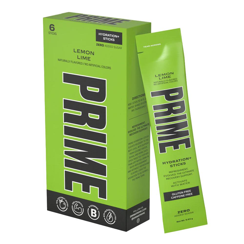 Prime Hydration Sticks Lemon Lime