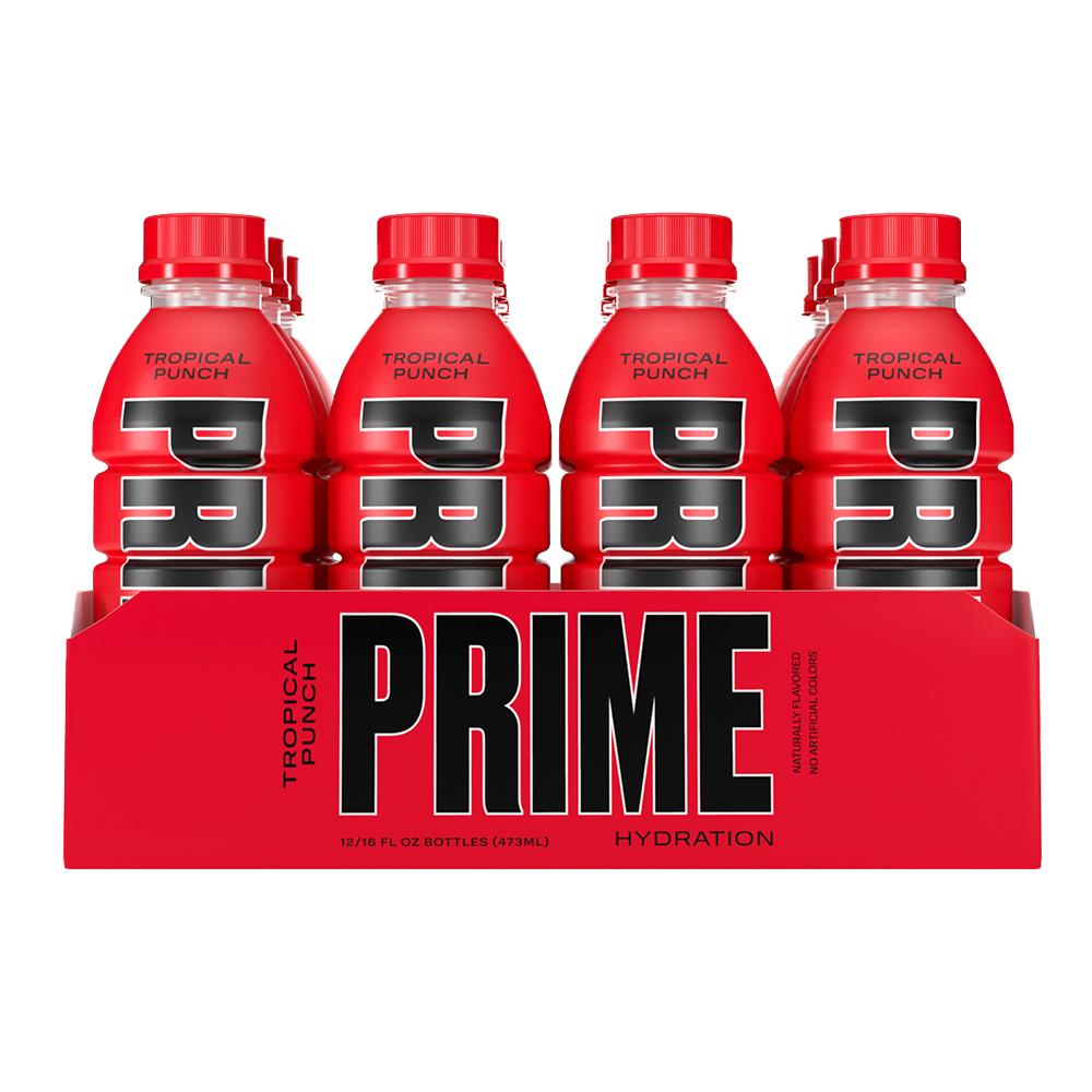 Prime Hydration Drink Sports Beverage Tropical Punch - Pack of 12