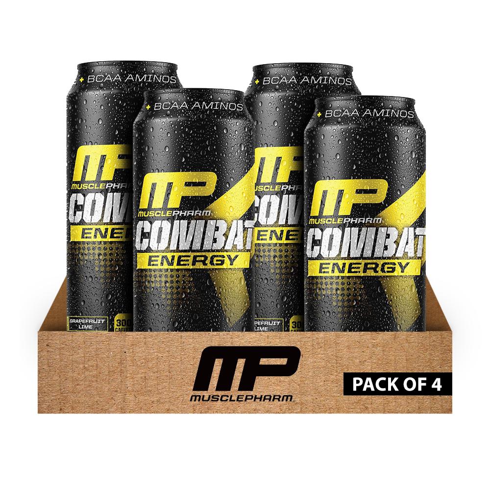 MusclePharm - Combat Energy Drink - Box of 4