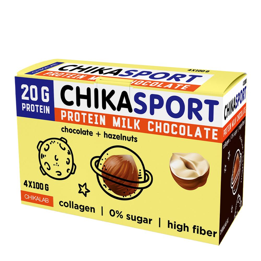 Chikalab - Sport Protein Chocolate - Box of 4