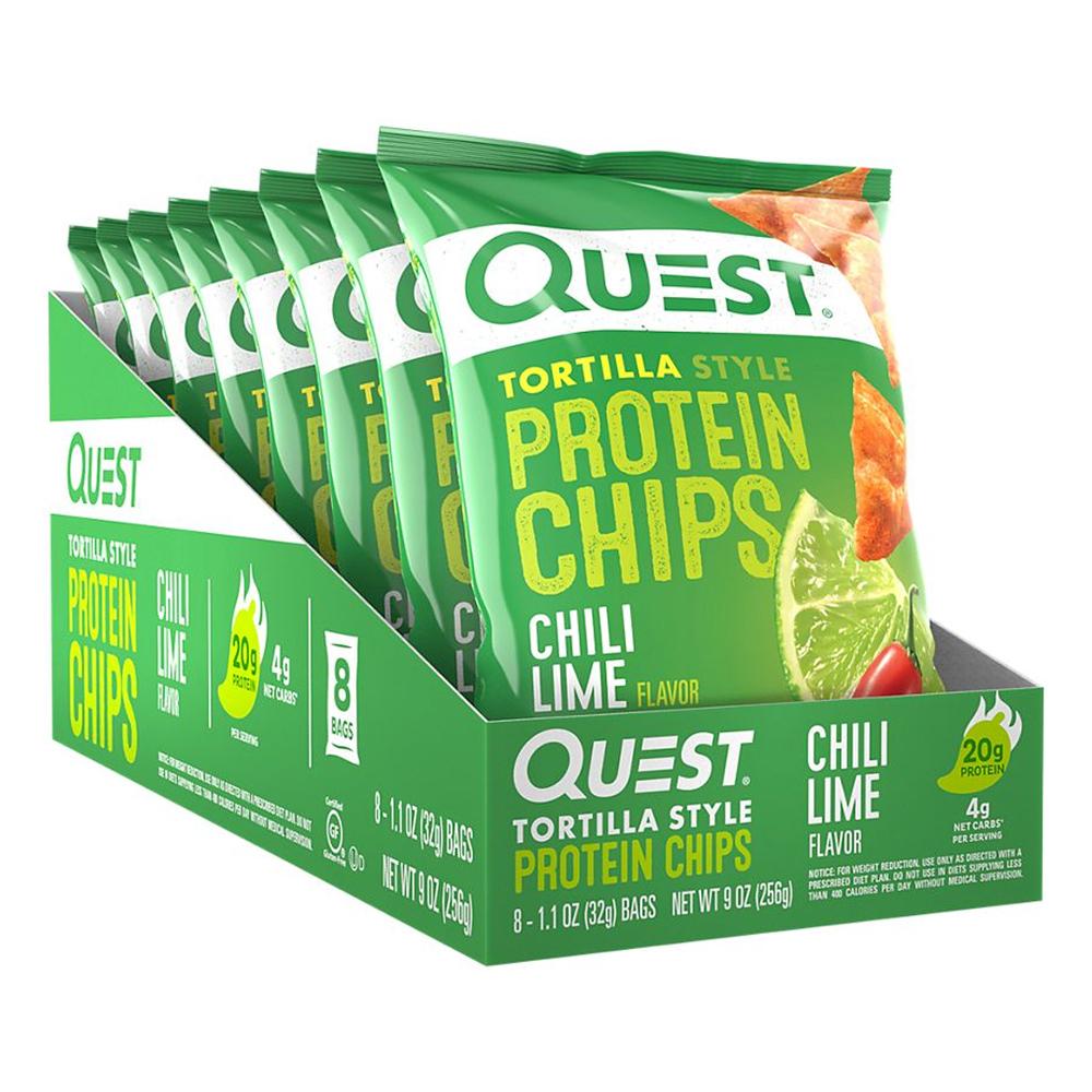 Quest Nutrition - Tortilla Style Protein Chips - Box of 8
