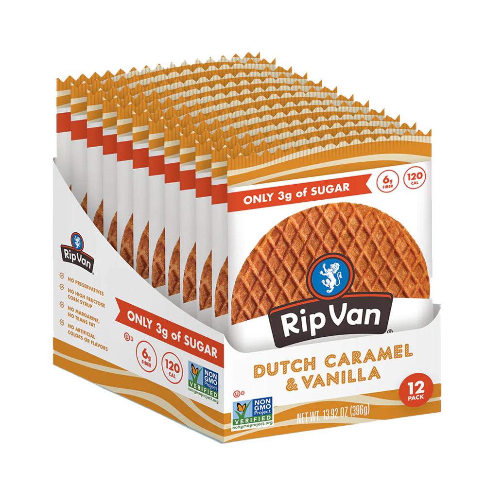 Rip Van - Low Sugar Waffel Cookie - Box Of 12