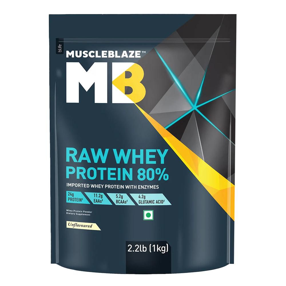Muscle Blaze - Raw Whey Protein 80%