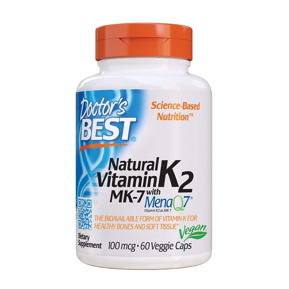 دكتورز بيست - فيتامين ك2 طبيعي MK7 مع Menaq7 100 مكغ