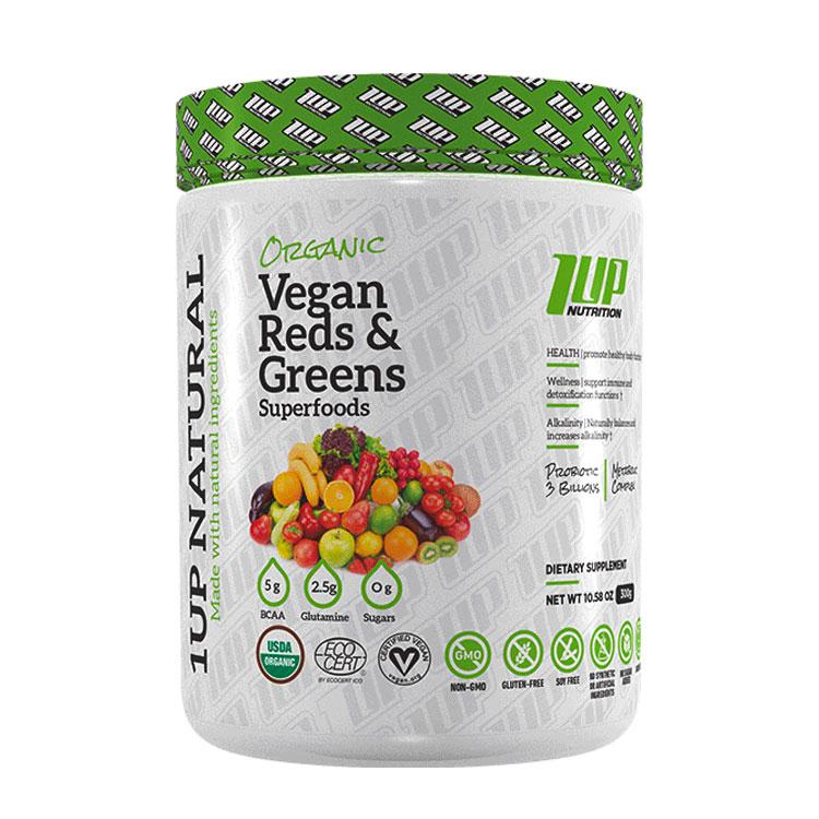 1UP Nutrition - 1UP Natural Organic Vegan Greens & Reds Superfoods