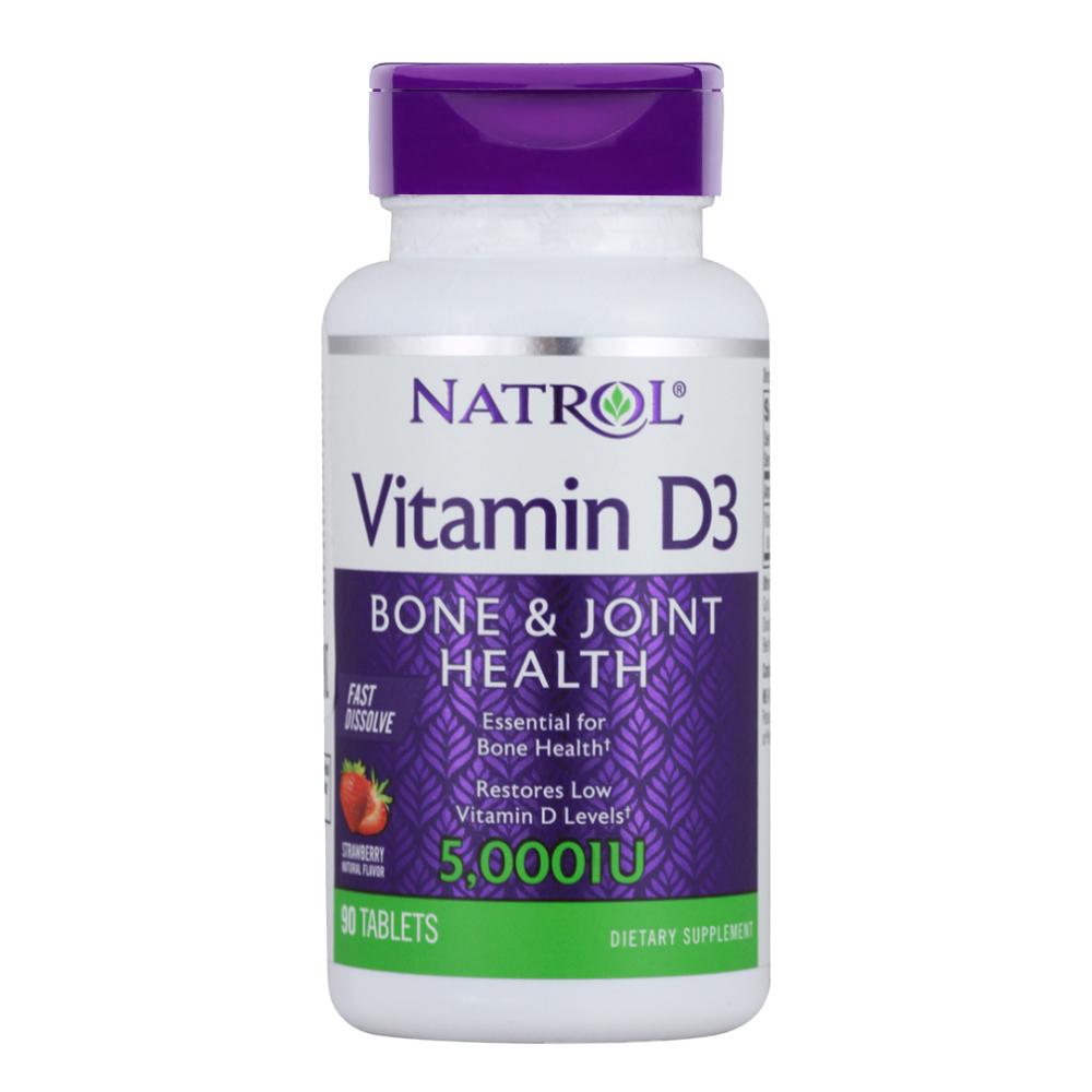 Natrol - Vitamin D3 5,000 IU - Bone & Joint Health