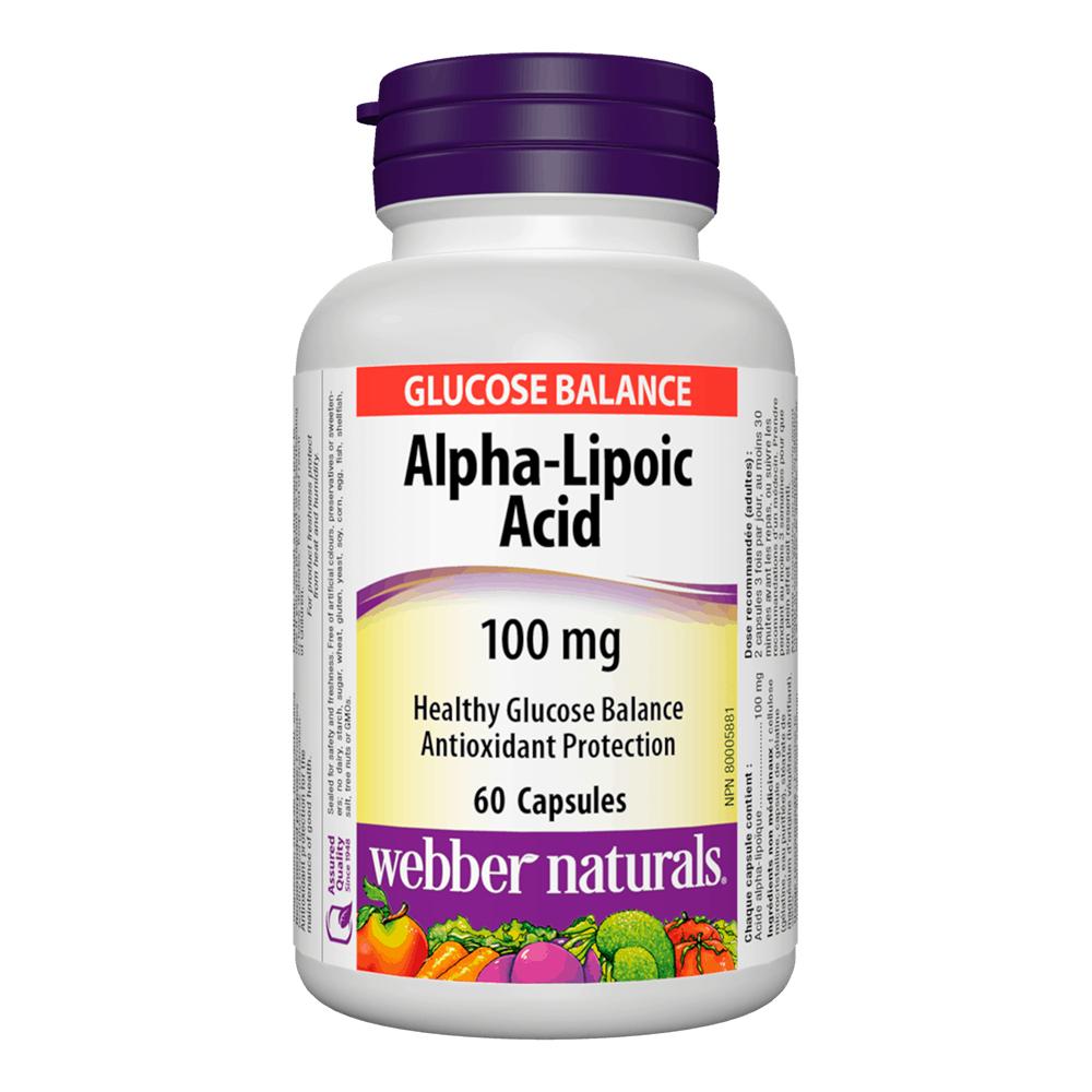 Webber Naturals - Alpha-Lipoic Acid 100 mg