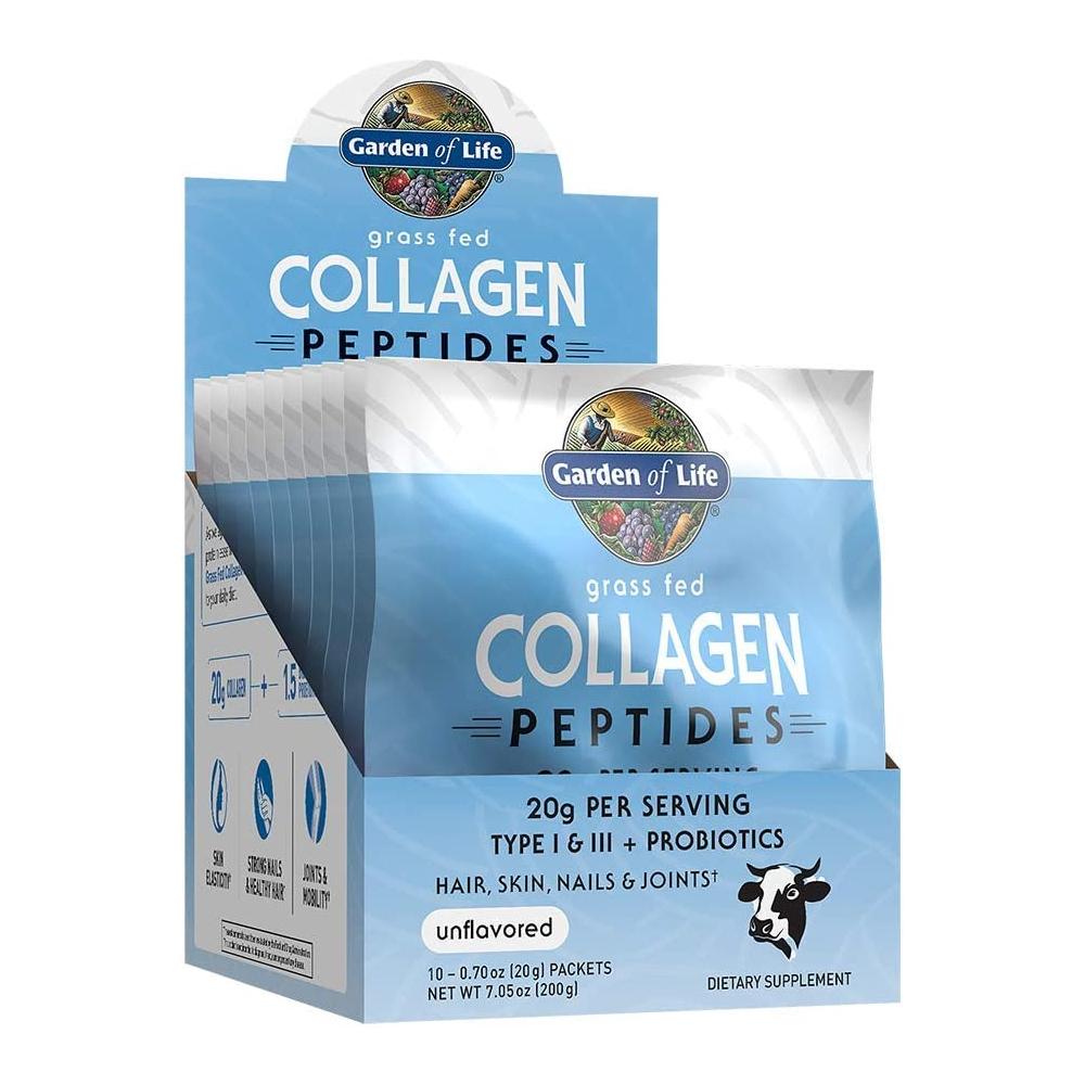 Garden Of Life - Grass Fed Collagen Peptides Packets Powder