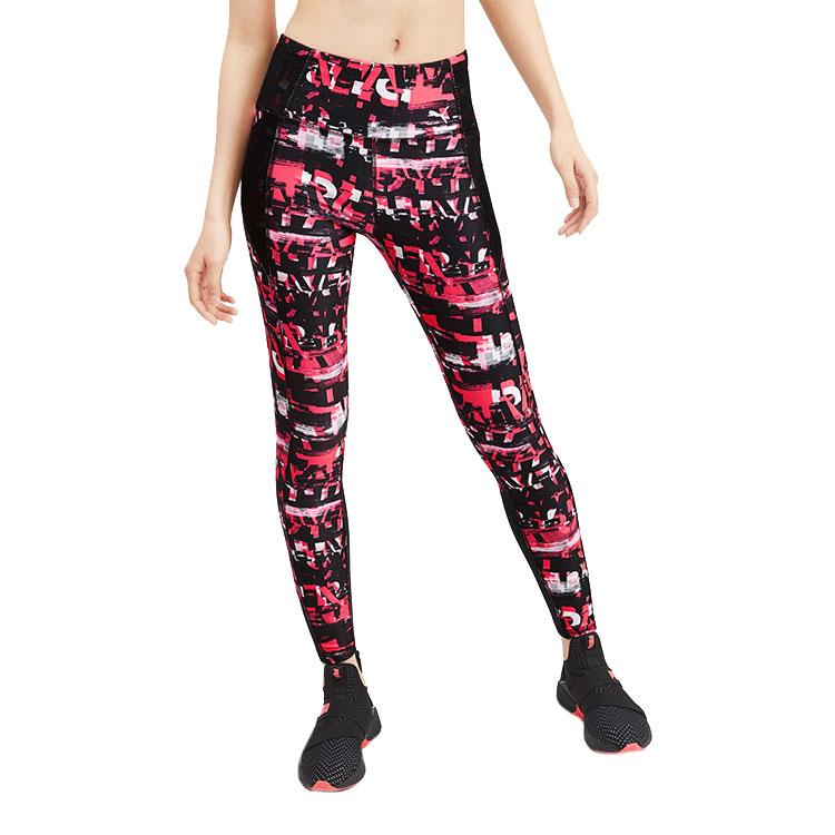 Puma DryCell - Be Bold AOP 7/8 Tight - Pink Alert