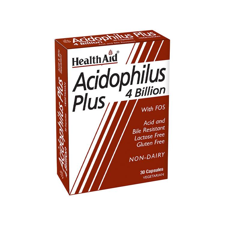 HealthAid Acidophilus Plus 4 Billion - Probiotics 