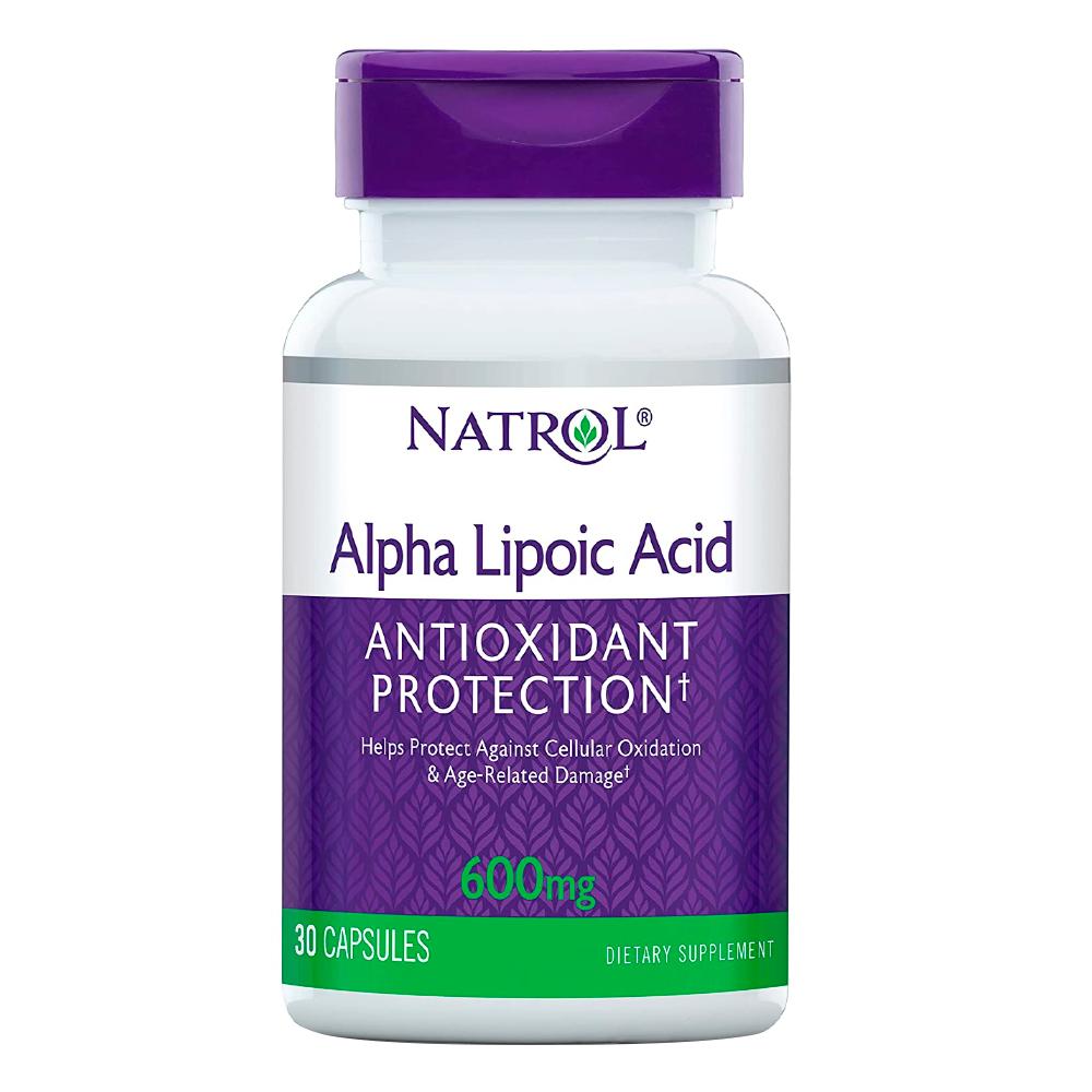 Natrol Alpha Lipoic Acid Antioxidant Protection 600mg