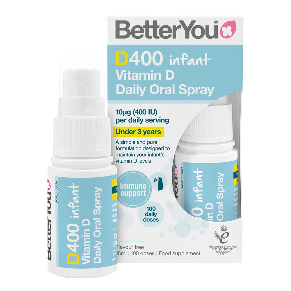 BetterYou - Vitamin D 400 IU Infant Daily Oral Spray