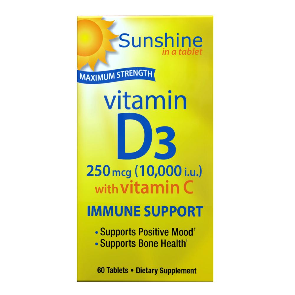 Sunshine - Vitamin D 10000 with Vitamin C