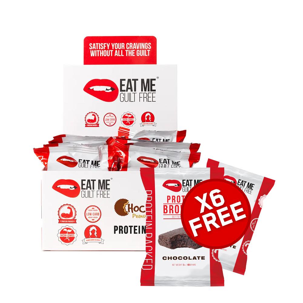 Eat Me - Protein Brownie - Box of 12 Offer Image