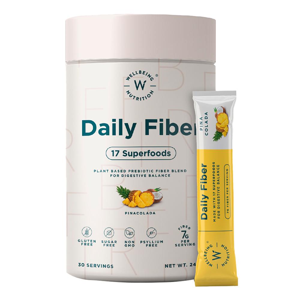 Wellbeing Nutrition - Daily Fiber for Weight & Blood Sugar Control