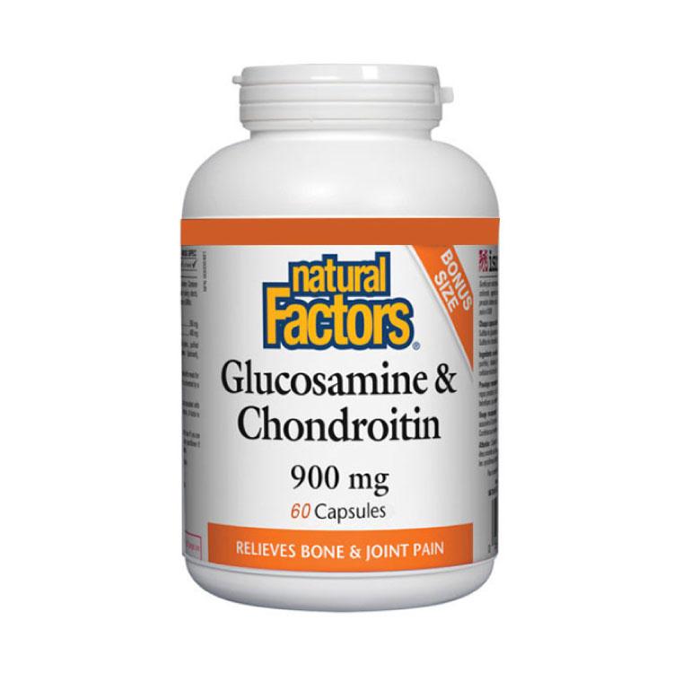 Natural Factors Glucosamine & Chondroitin Sulfate 900 mg