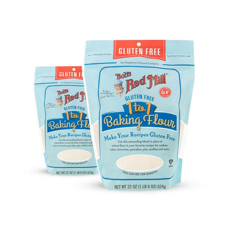 Bobs Red Mill Gluten Free 1-to-1 Baking Flour - Box of 2