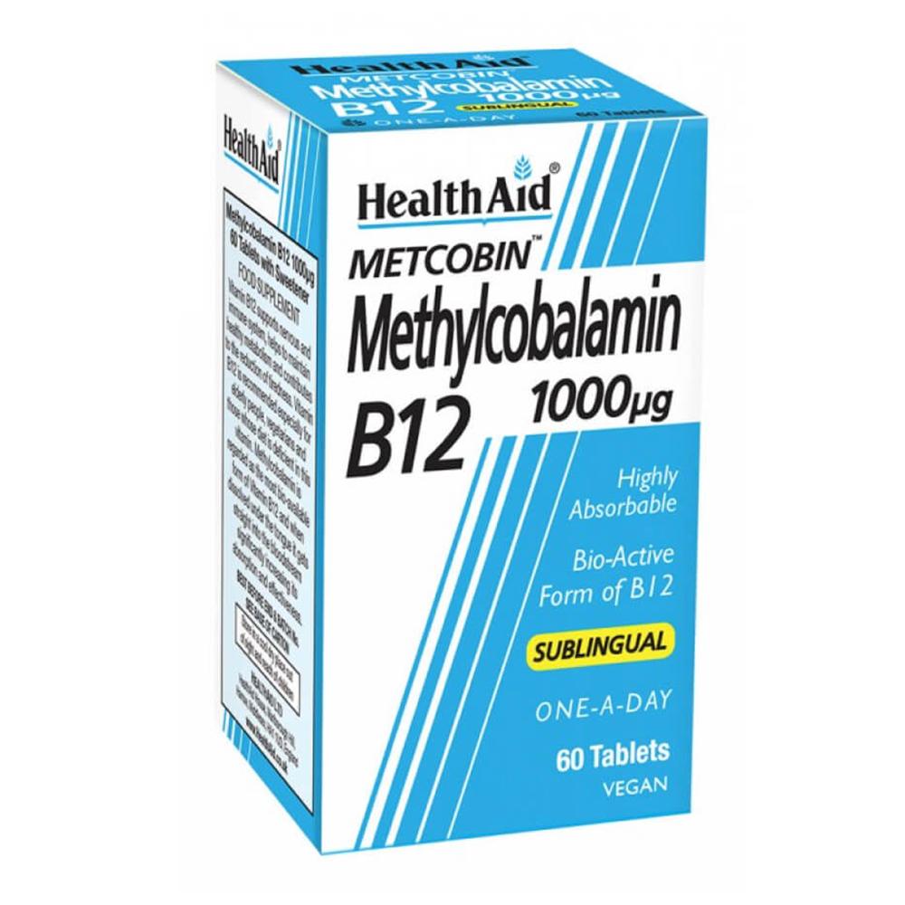 هيلث إيد - ميثيل الكوبالامين B12 1000 وحدة دولية
