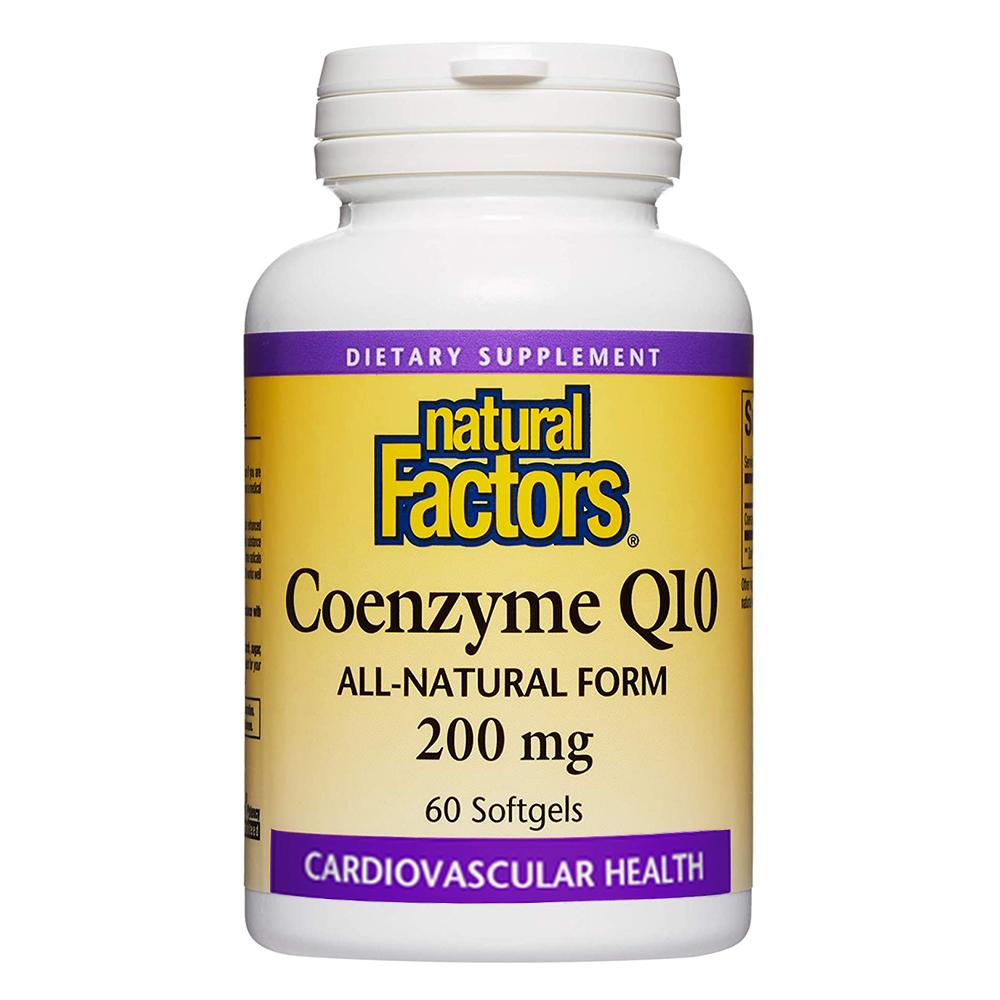 Natural Factors - Coenzyme Q10 100% Natural 200mg