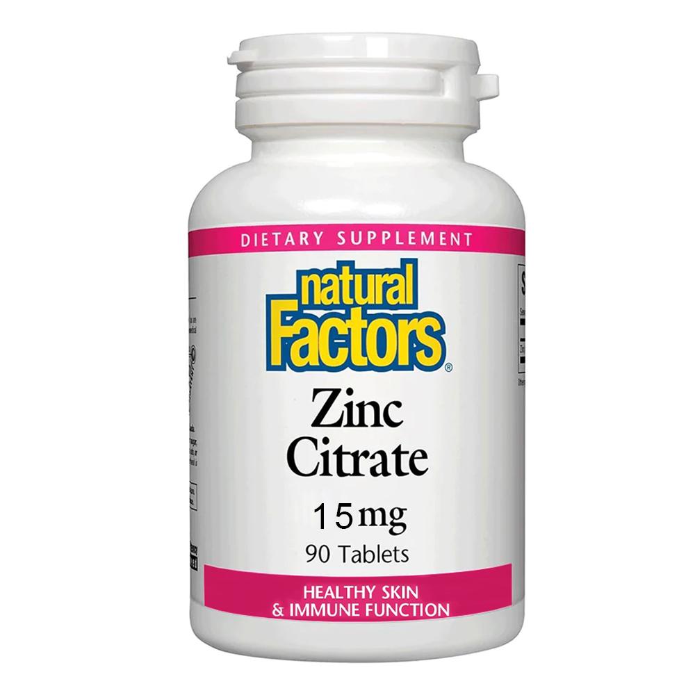 Natural Factors - Zinc Citrate 15mg