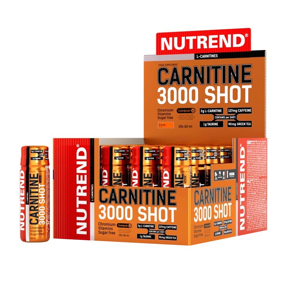 Nutrend - Carnitine 3000 Shot - Box Of 20