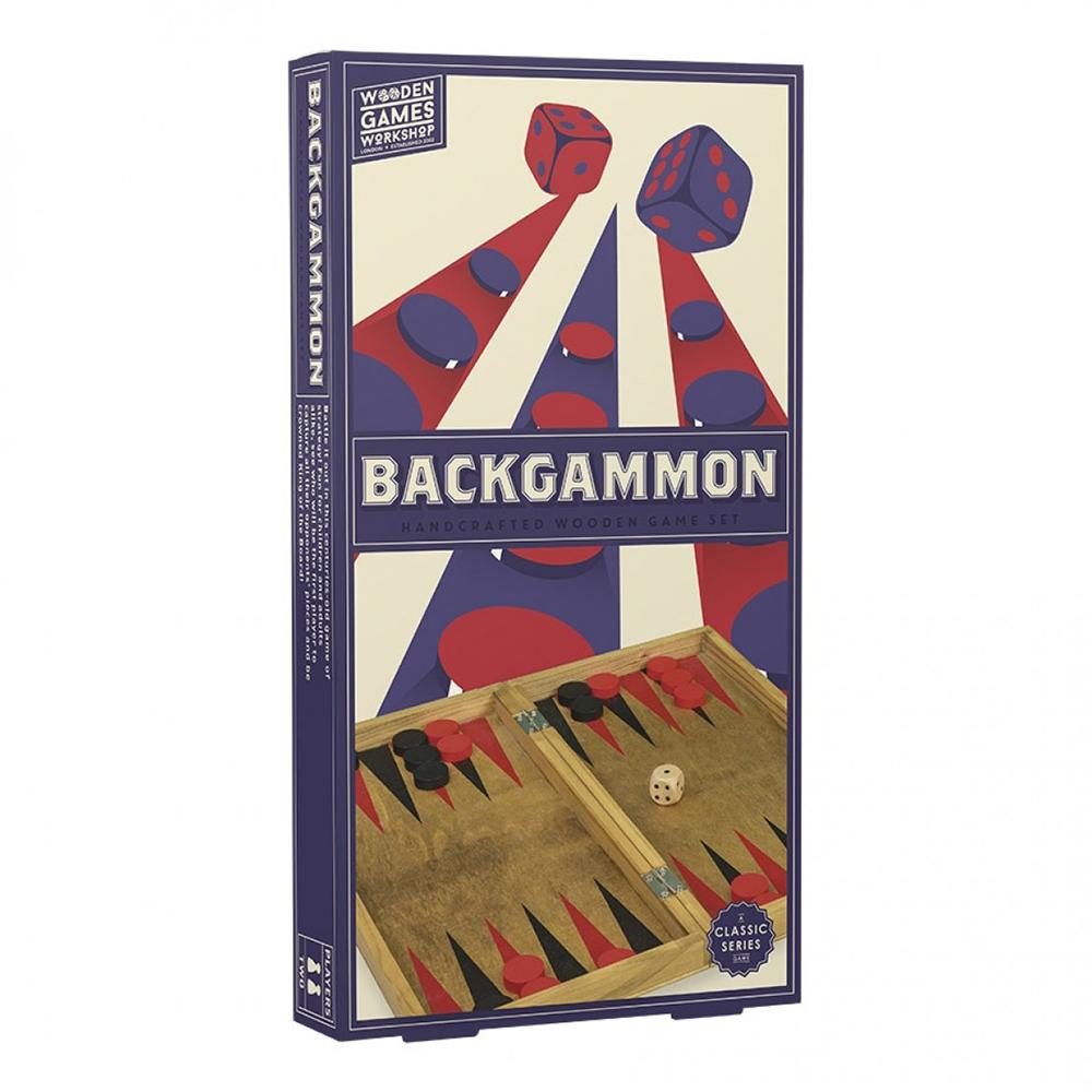 Professor Puzzle Wooden Backgammon Board Game