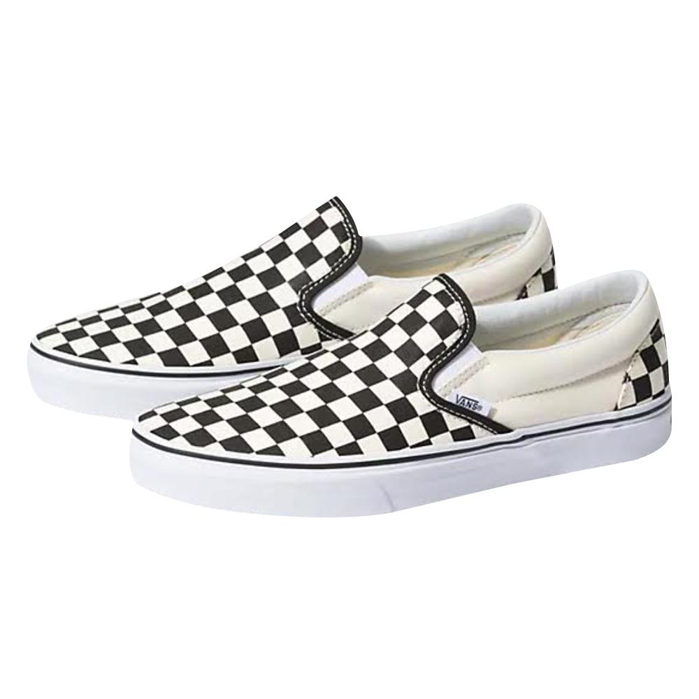 Vans - Classic Slip-on - Checkerboard - White/Black