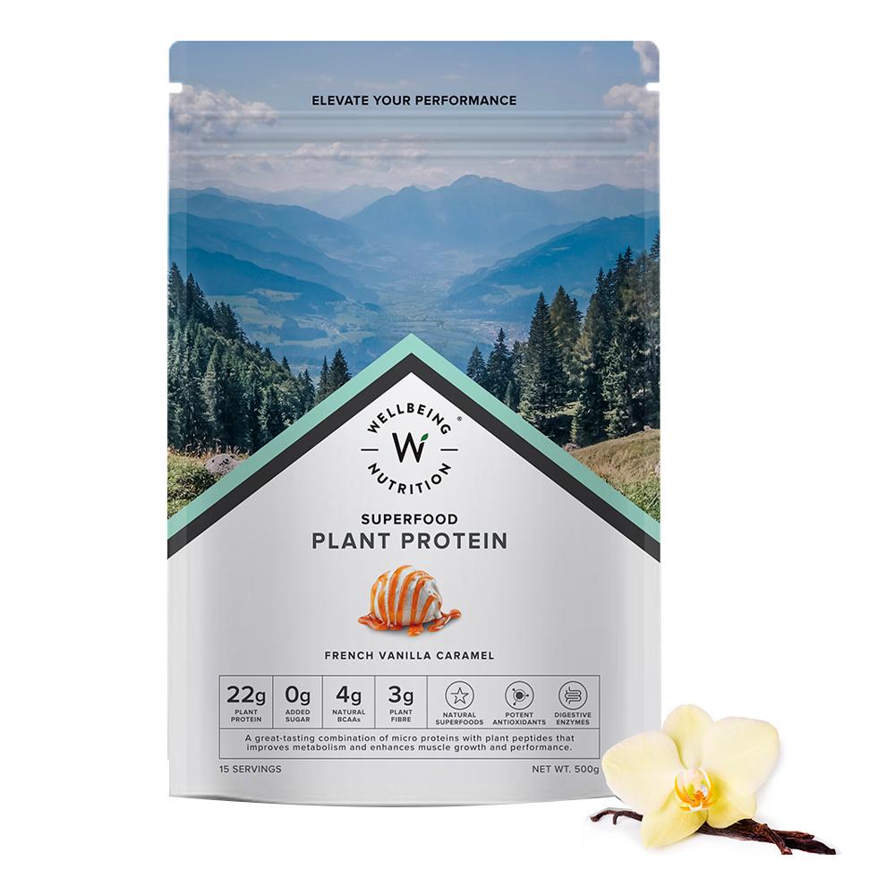 Wellbeing Nutrition - Superfood Plant Protein for Muscle Building & Recovery
