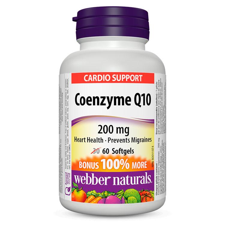 Webber Naturals - Cardio Support Coenzyme Q10 200 mg