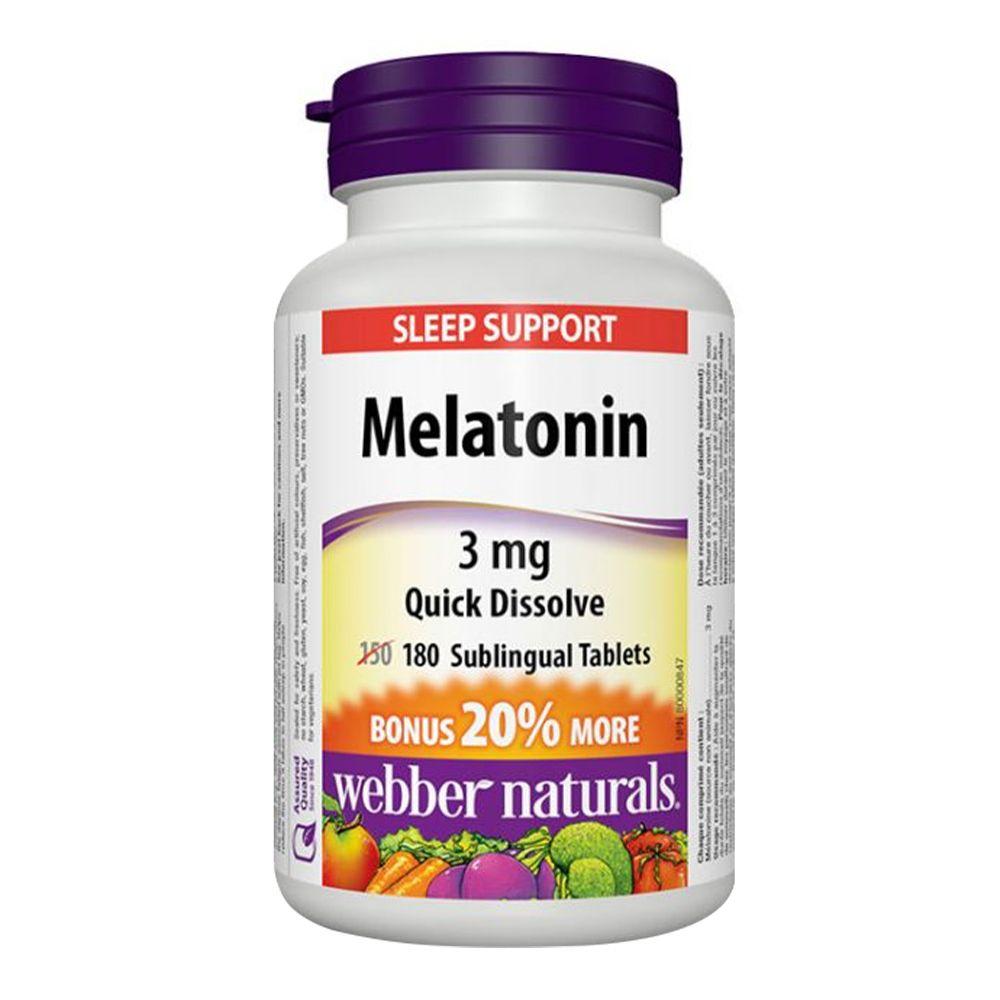 Webber Naturals - Sleep Support Melatonin 3mg
