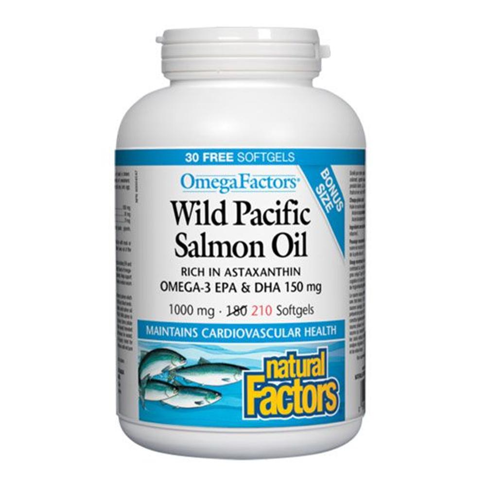 Natural Factors - Wild Pacific Salmon Oil 150mg Omega-3 EPA/DHA 1000mg