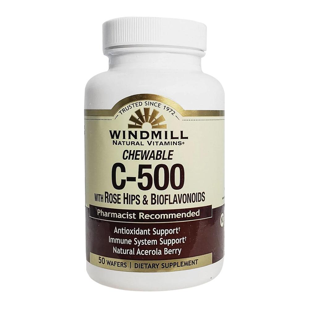 Windmill - Chewable C-500 with Rose Hips & Bioflavonoids