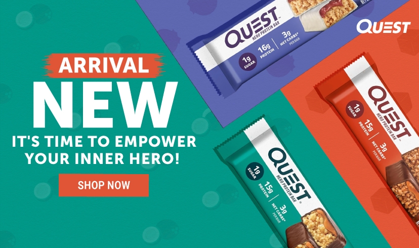 Quest Nutrition - Hero Crispy Protein Bar - Box of 12