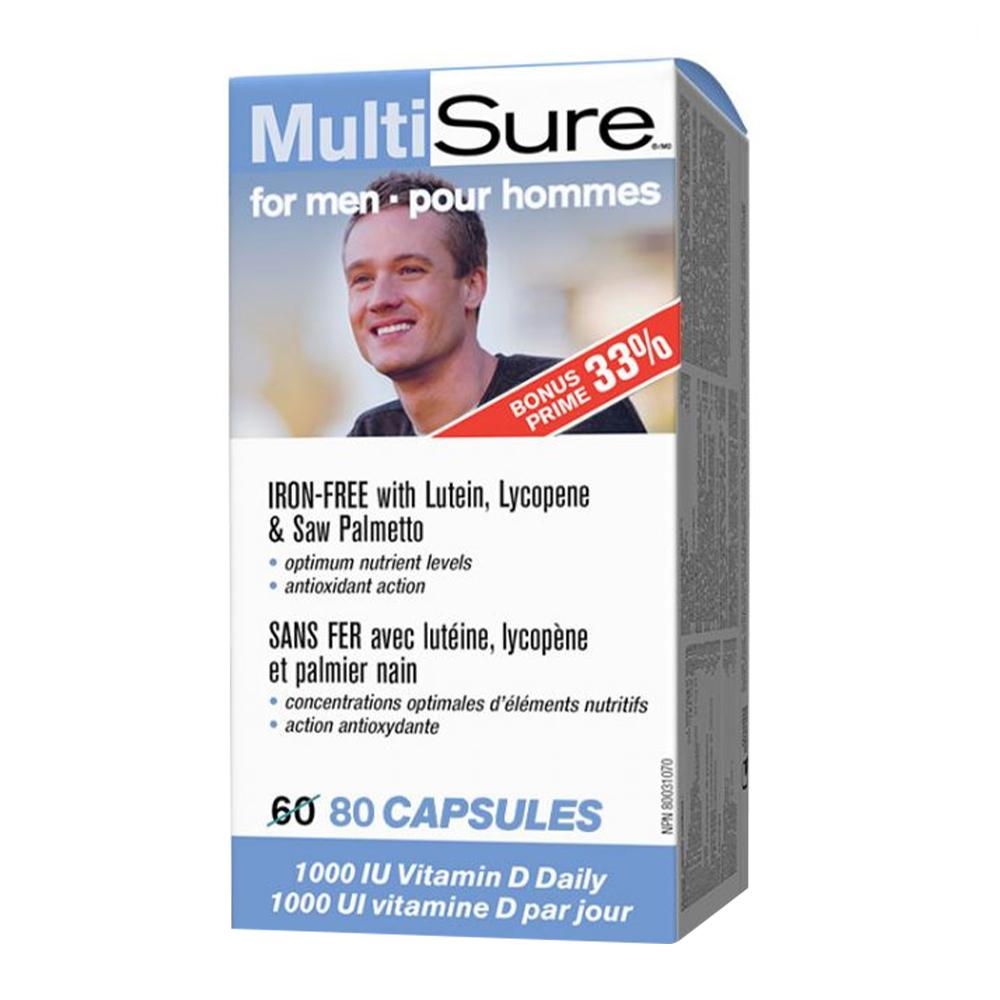 Webber Naturals - MultiSure - Multivitamin & Mineral for Men